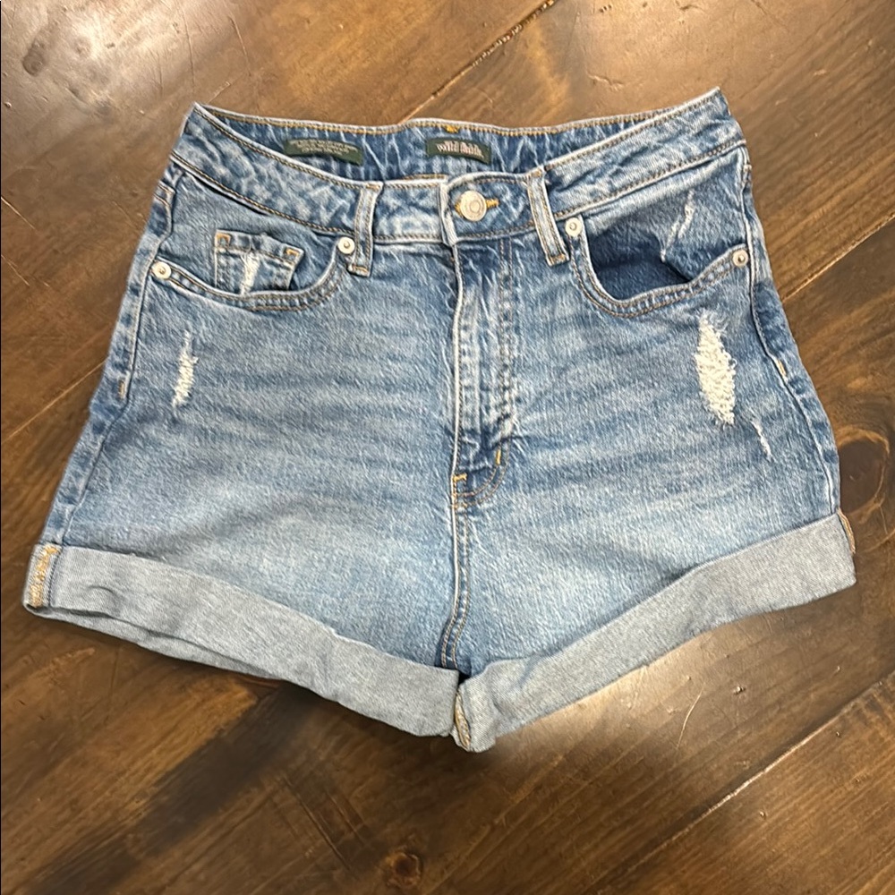 Denim Blue Women's Shorts